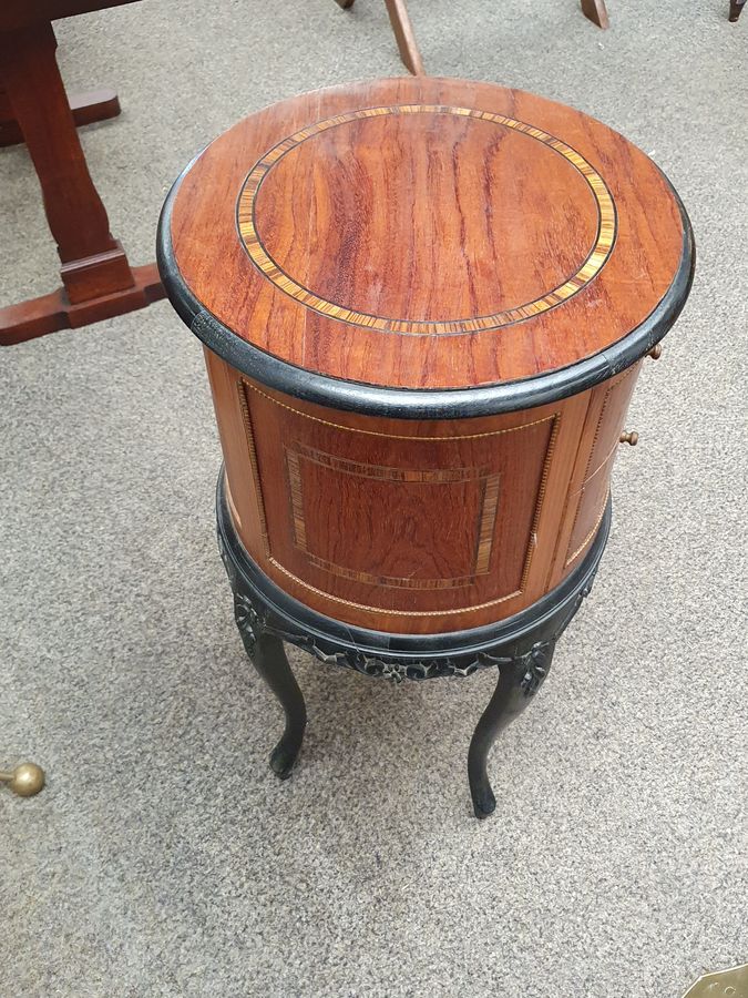 Antique Small Antique French Cylinder Table 