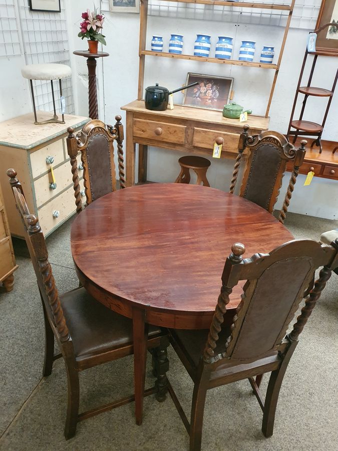 Antique Antique Georgian Dining Table Seats 4