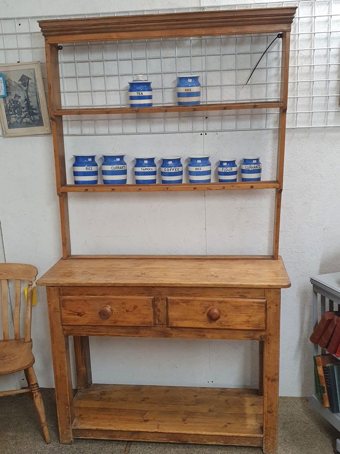 Antique Pine Kitchen Dresser