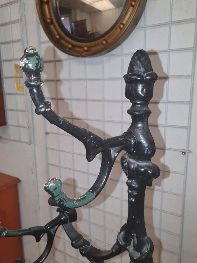 Antique Small Antique Cast Iron Hall Stick Stand