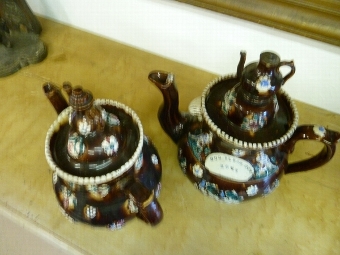 Antique Pair of Teapots
