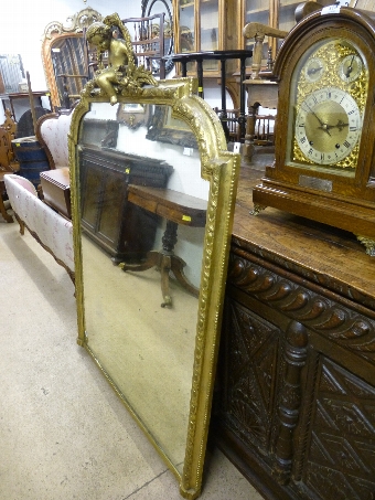 Antique Cherub Mirror