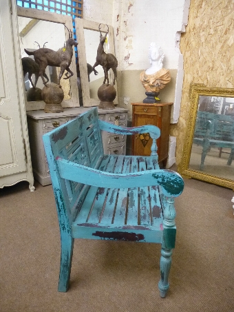 Antique Painted Bench
