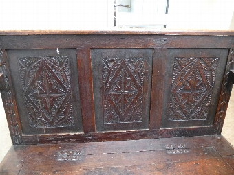 Antique Oak Bench