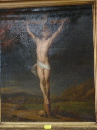 Antique Painting of Christ