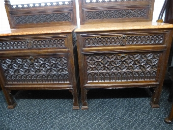 Antique Gothic Cabinets