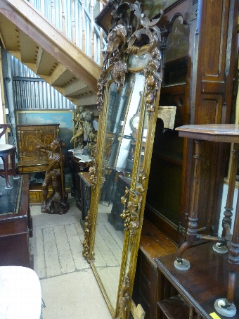 Antique Hunting Dog Mirror