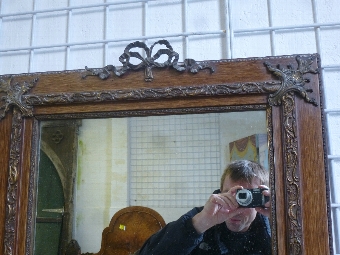 Antique Small Mirror