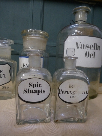 Antique Chemist Bottles