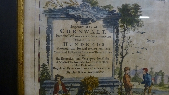 Antique Cornish Map