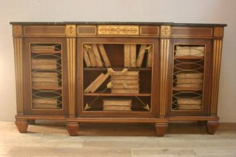 A fantastic high Regency breakfront bookcase
