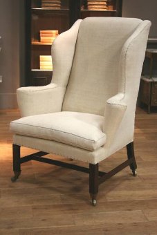 A GIII wing armchair