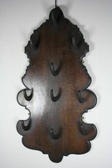 A highly unusual C19th country house hatcoat rack