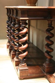 A huge and fantastic C19th twist console table