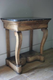 A sweet little walnut console table