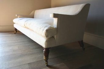 An unusual late C19th English sofa