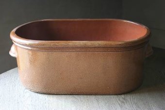 A Doulton Lambeth earthenware footbath