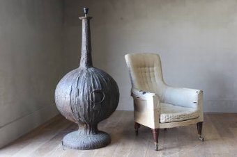 A crazy 1960s70s metal floor lamp