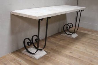 A superb 1930s Deco console table