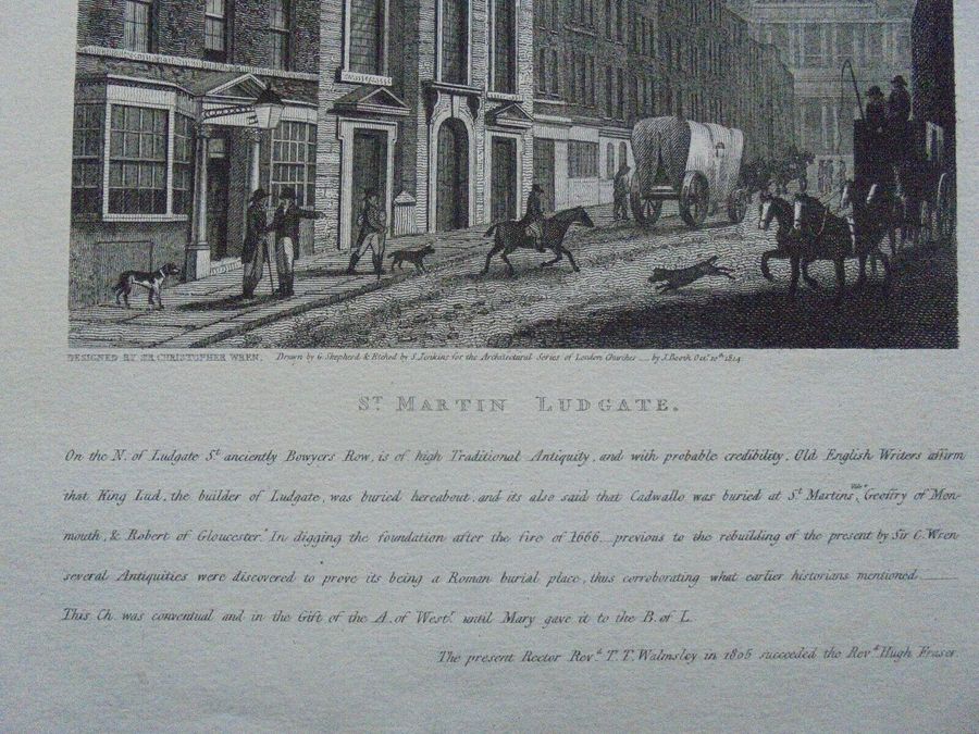 Antique 'St Martin Ludgate' 1820 - G.Shepard