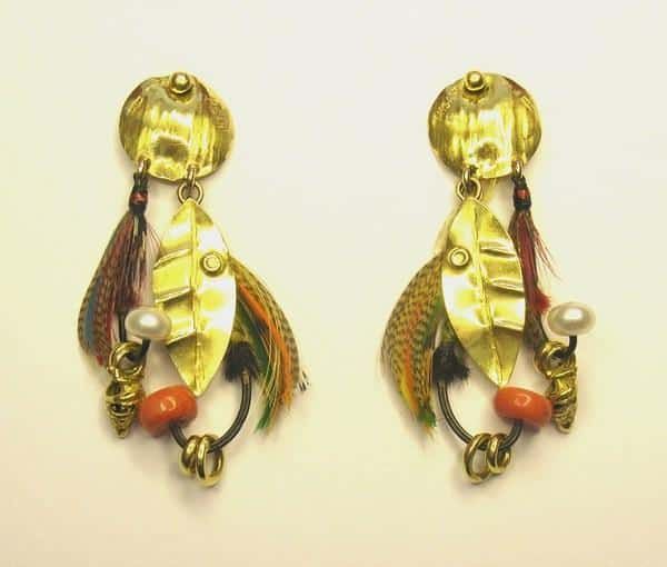 Fishing Fly earrings