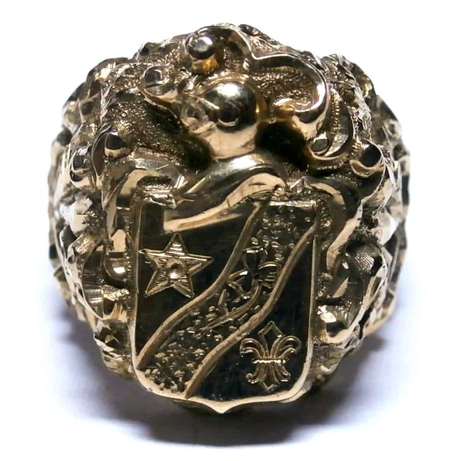 Military armorial ring N578A