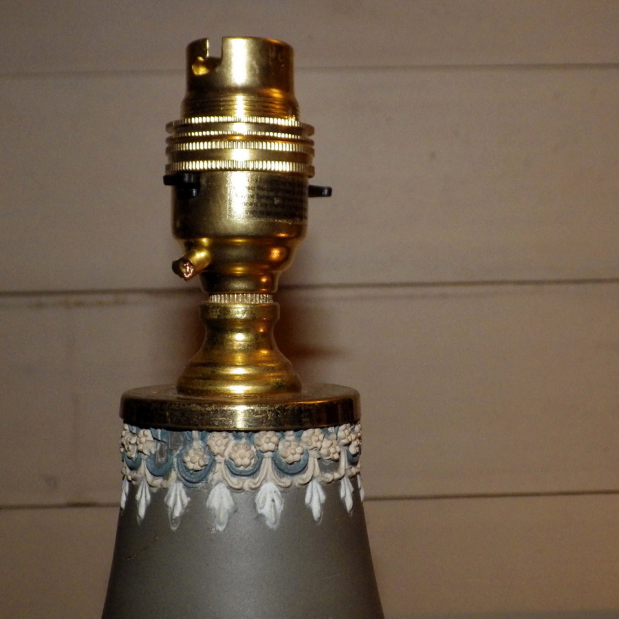 Antique DOULTON LAMBETH Antique 19th Century POTTERY LAMP BASE