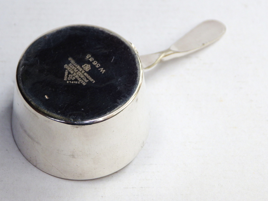 Antique MAPPIN & WEBB Antique Silver Plated BRANDY WARMING PAN
