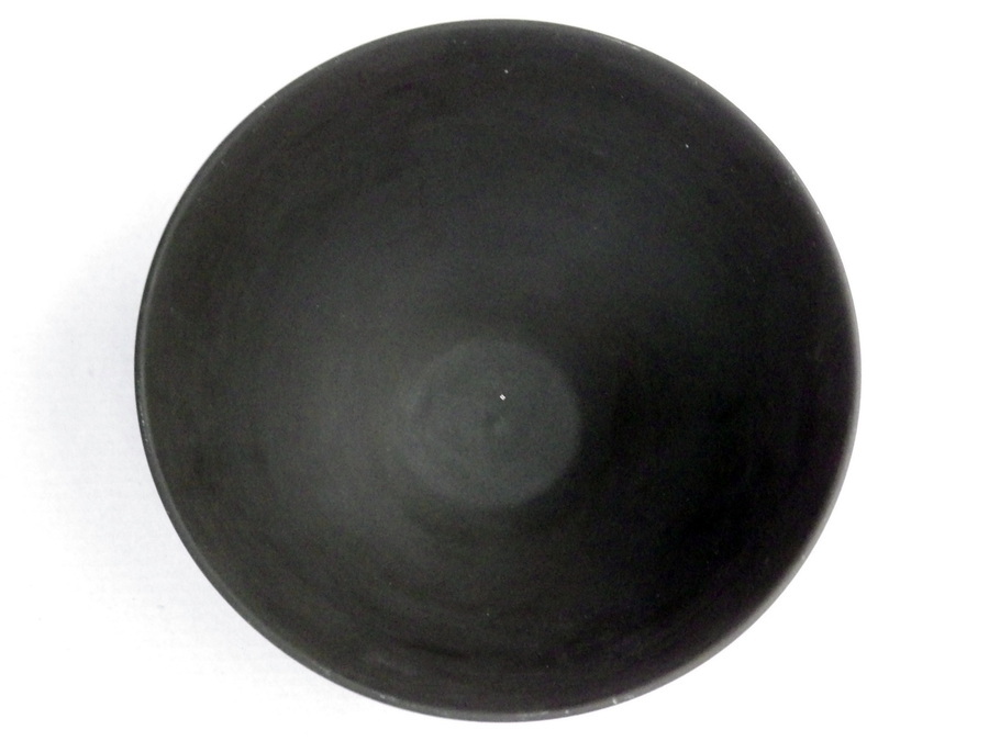 Antique KEITH MURRAY DESIGN 1930s Art Deco Wedgwood BLACK BASALT BOWL