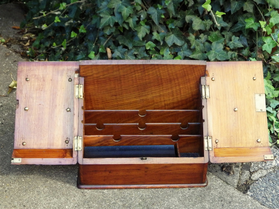 Antique VICTORIAN Antique Small Size Mahogany STATIONERY BOX