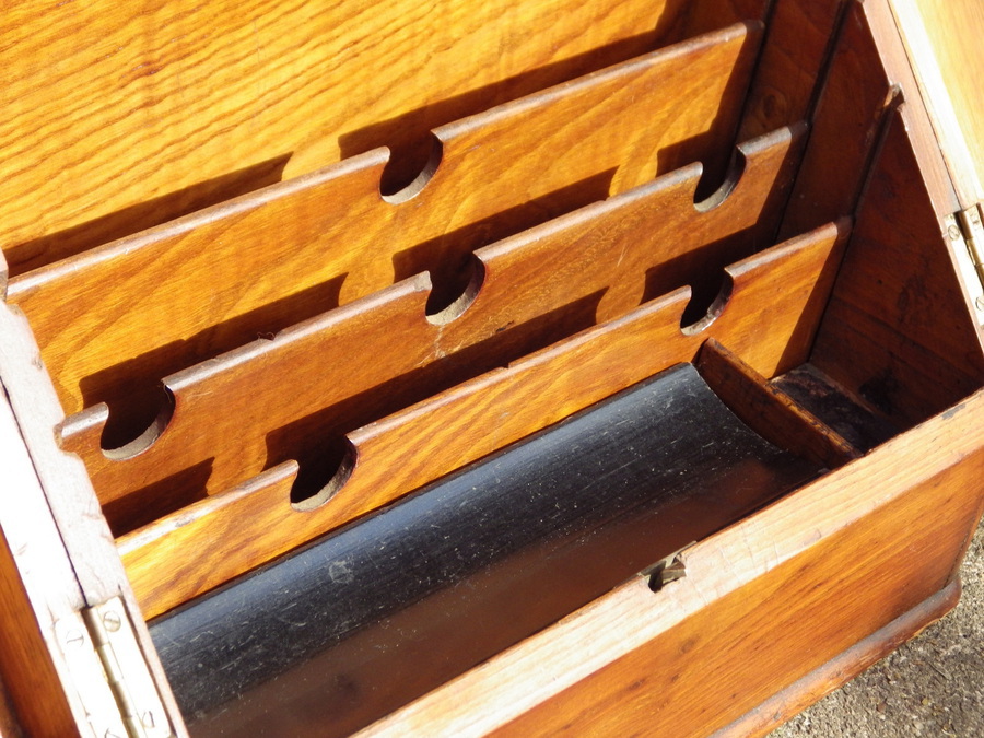 Antique VICTORIAN Antique Small Size Mahogany STATIONERY BOX