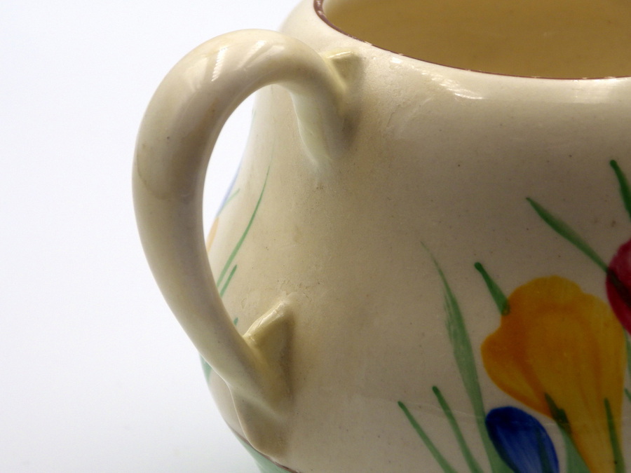 Antique CLARICE CLIFF Spring Crocus CREAM JUG