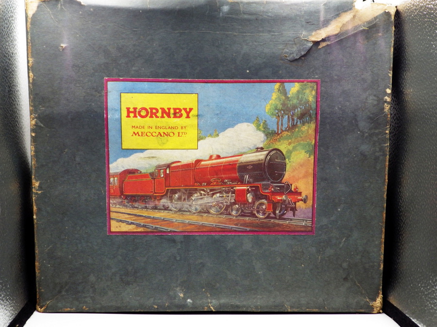 Antique HORNBY O GAUGE 1950s M1 Goods Vintage Boxed CLOCKWORK TRAIN SET