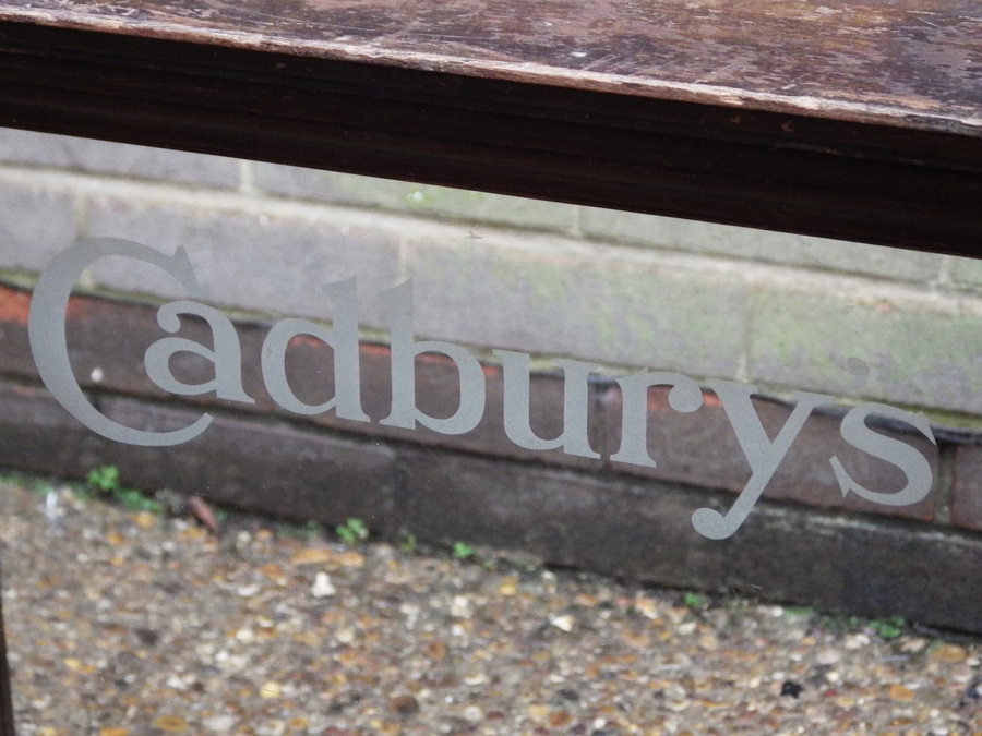 Antique CADBURYS Original Antique Circa 1900 Large Counter SHOP DISPLAY CABINET