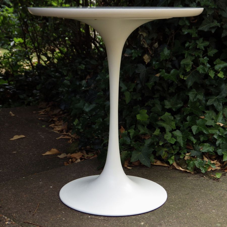 Antique ARKANA Original 1960s Mid Century Tulip Side Table MAURICE BURKE DESIGN
