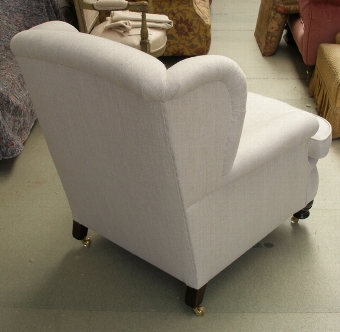 Antique SOLD-Victorian/Edwardian winged armchair 