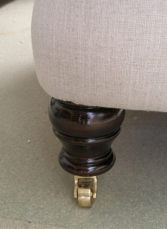 Antique SOLD-Victorian/Edwardian winged armchair 