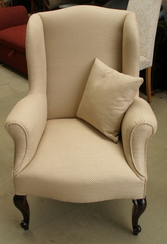 SOLD-19th Century winged Armchair