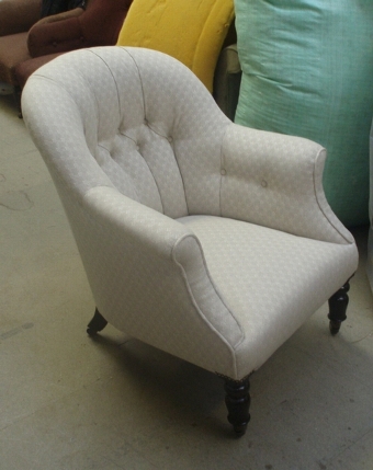 Antique SOLD-Victorian button back Armchair