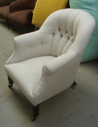 Antique SOLD-Victorian button back Armchair
