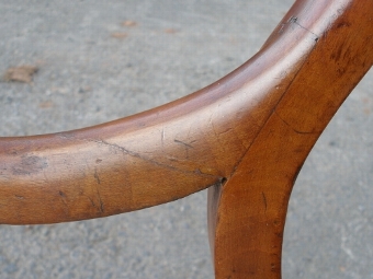 Antique SOLD-4 Victorian ballon back dining chairs