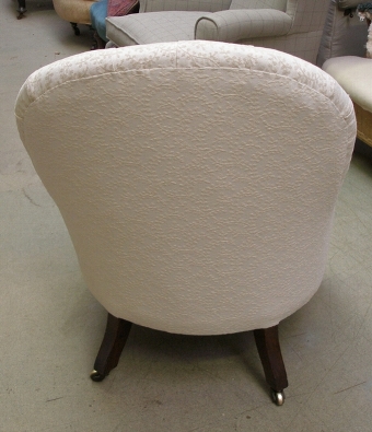 Antique SOLD-Small Victorian deep buttoned back Armchair