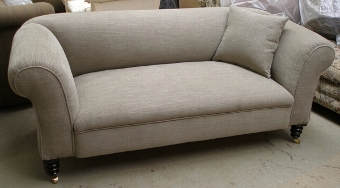 SOLD-Victorian 2str double drop arm Chesterfield