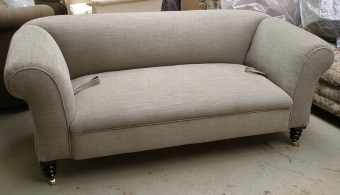 Antique SOLD-Victorian 2str double drop arm Chesterfield