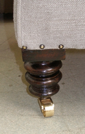 Antique SOLD-Victorian 2str double drop arm Chesterfield