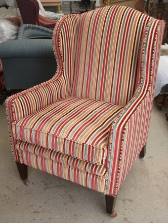 Antique SOLD-Edwardian Winged Armchair