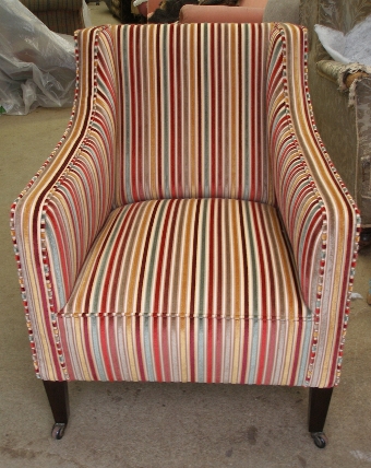 SOLD-Edwardian winged armchair