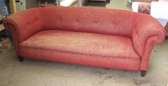 Edwardian 3str Chesterfield sofa - AWAITING RENOVATION