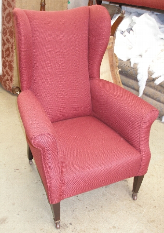 Edwardian winged armchair - SOLD