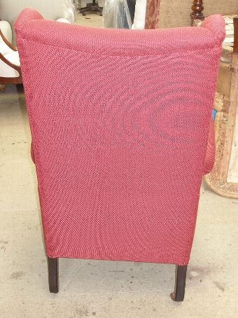 Antique Edwardian winged armchair - SOLD